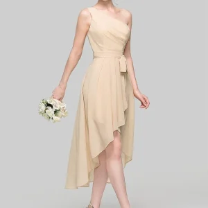 Robe Asymétrique Champagne