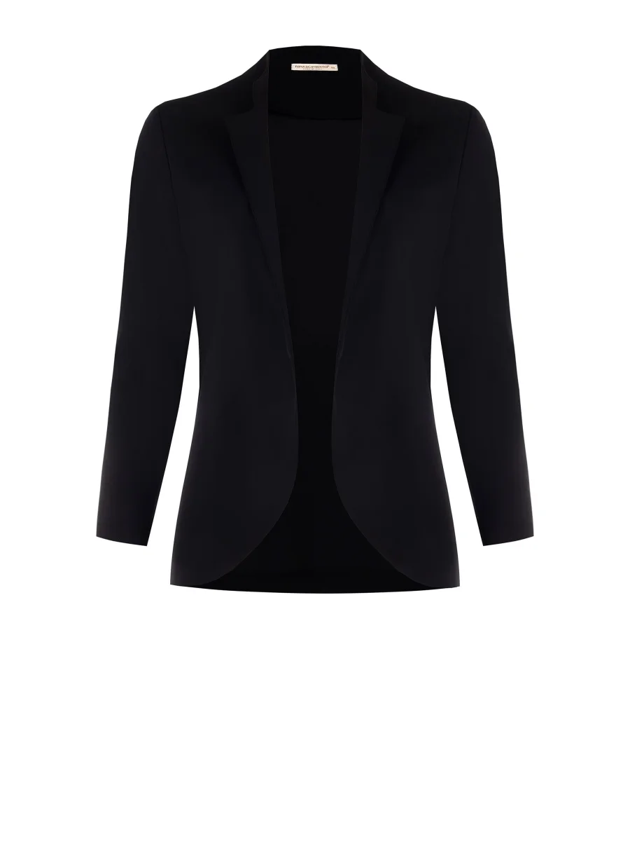 Giacca Curvy Nera Aperta – Image 7