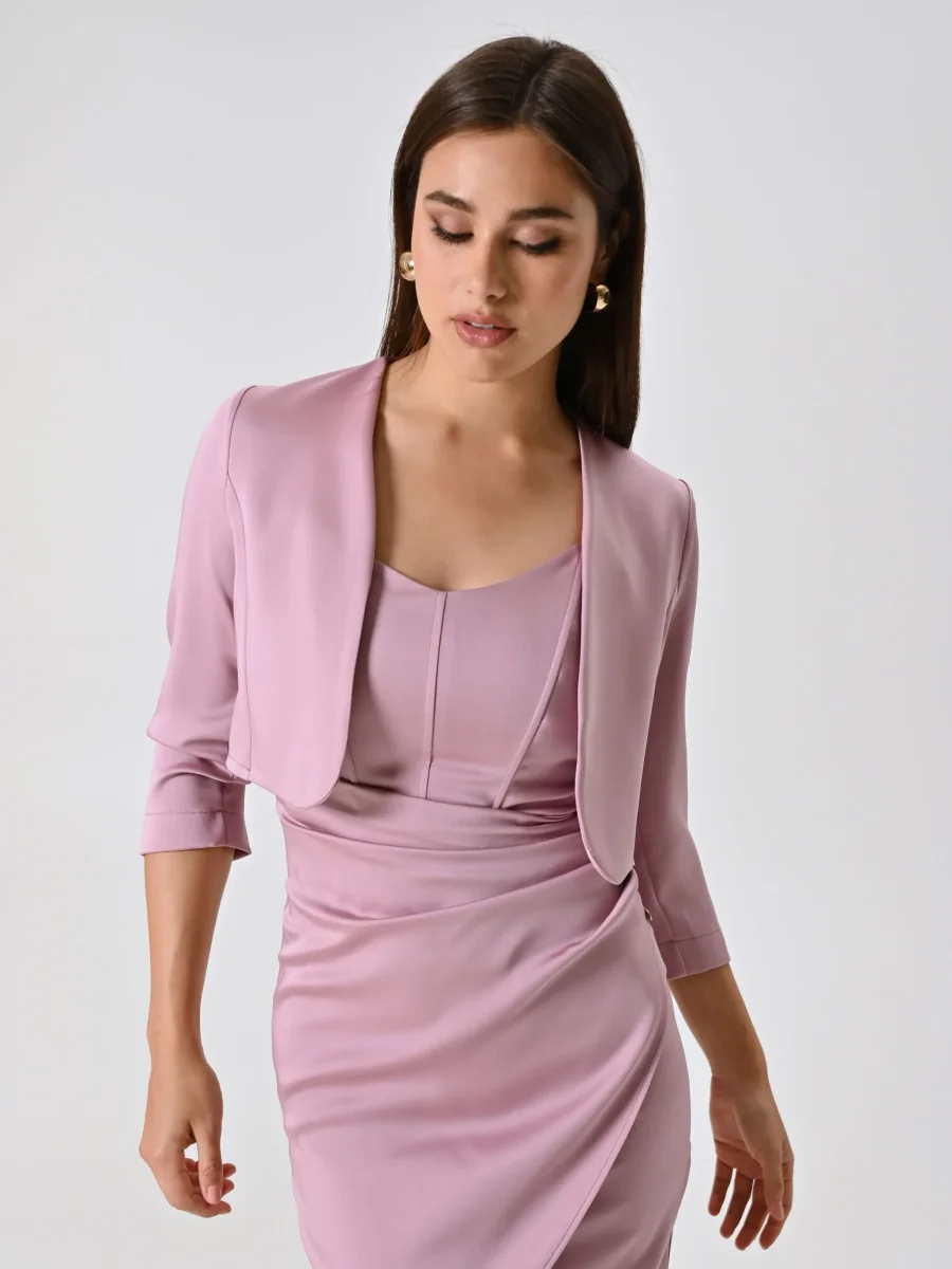 Coprispalle in Raso Rosa Malva – Image 4