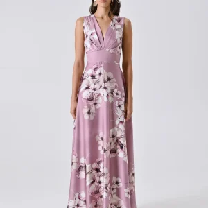 Abito Rosa Stampa Floreale