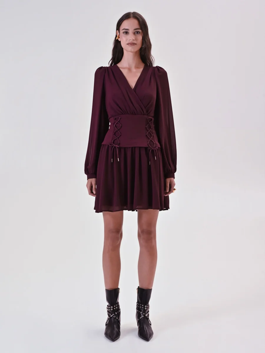 Abito Bustier in Georgette – Image 3