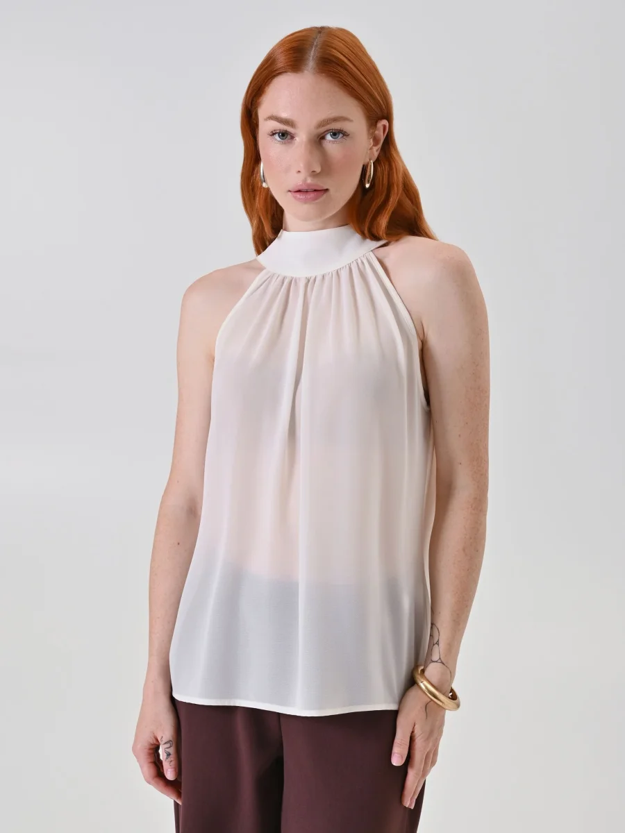 Top Bianco con Maxi Fiocco – Image 6