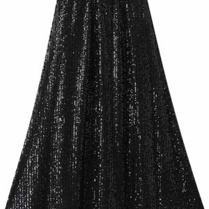 Sophie - Jupe Longue À Paillettes - Élégante Et Glamour - Femme