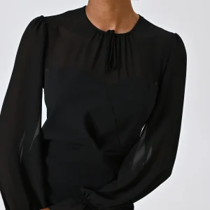 Tubino profili Bustier con Arricciature