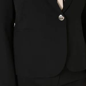 Giacca Curvy Monobottone Nera
