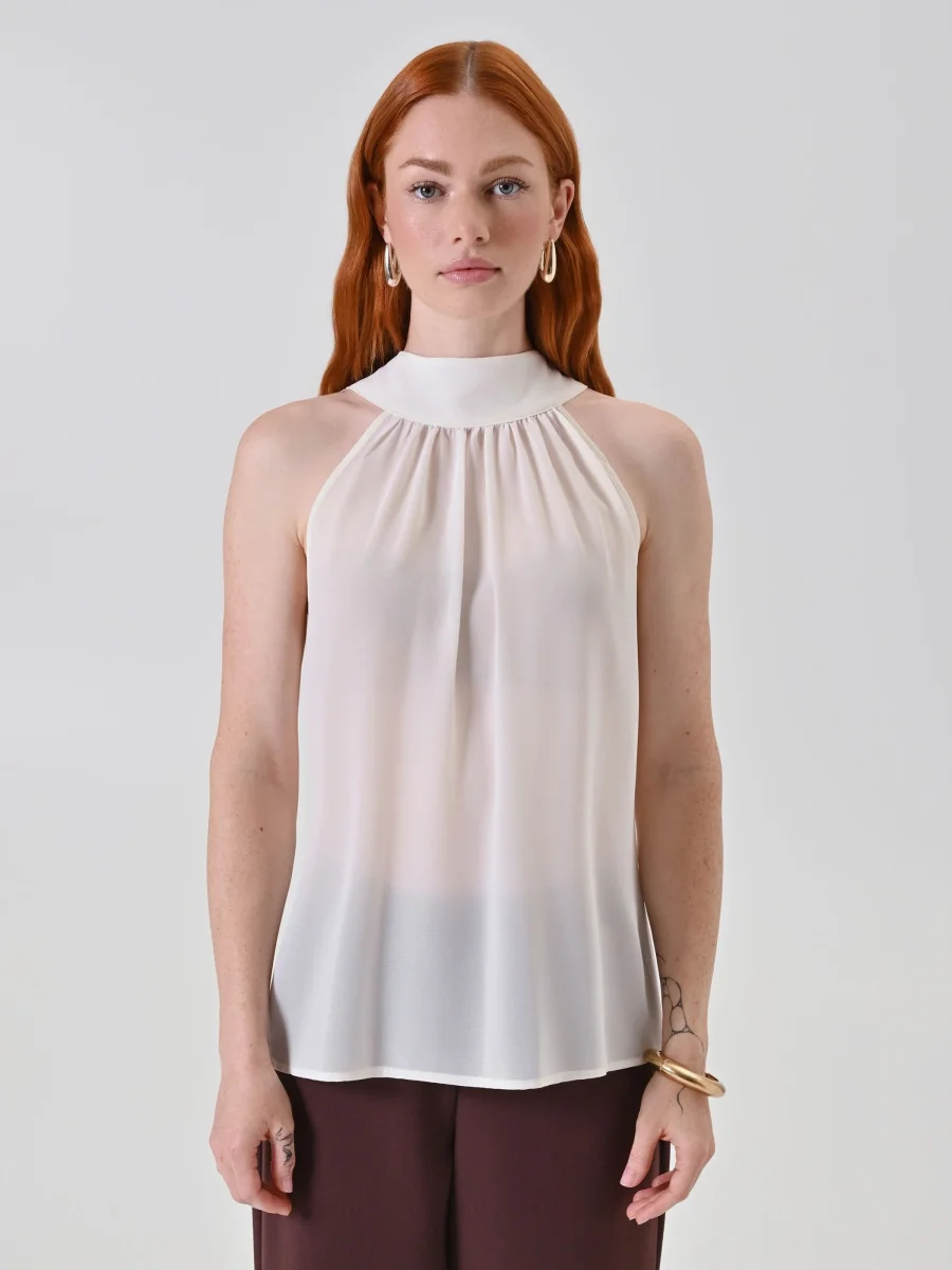 Top Bianco con Maxi Fiocco – Image 3