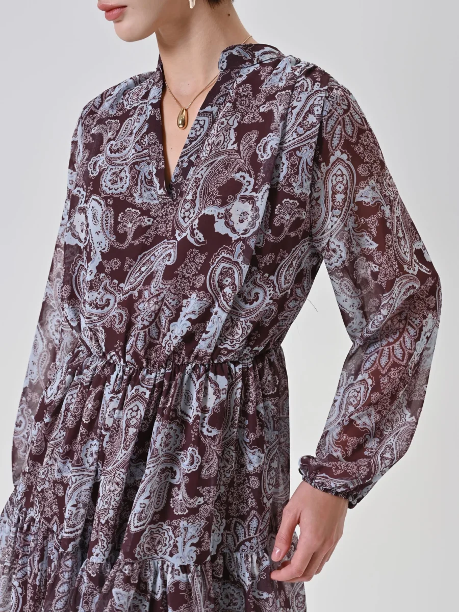 Abito stamoa Cachemire con Balza – Image 2