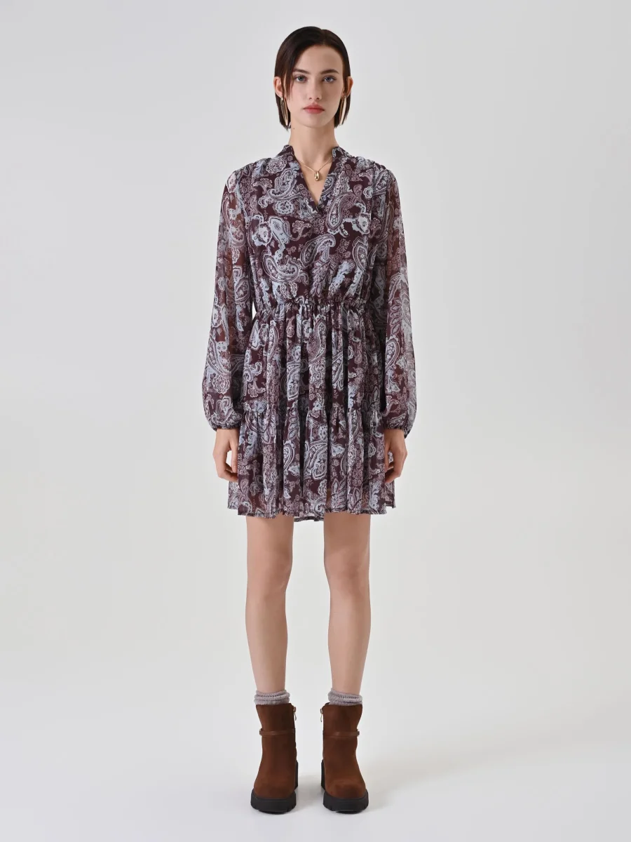 Abito stamoa Cachemire con Balza – Image 4