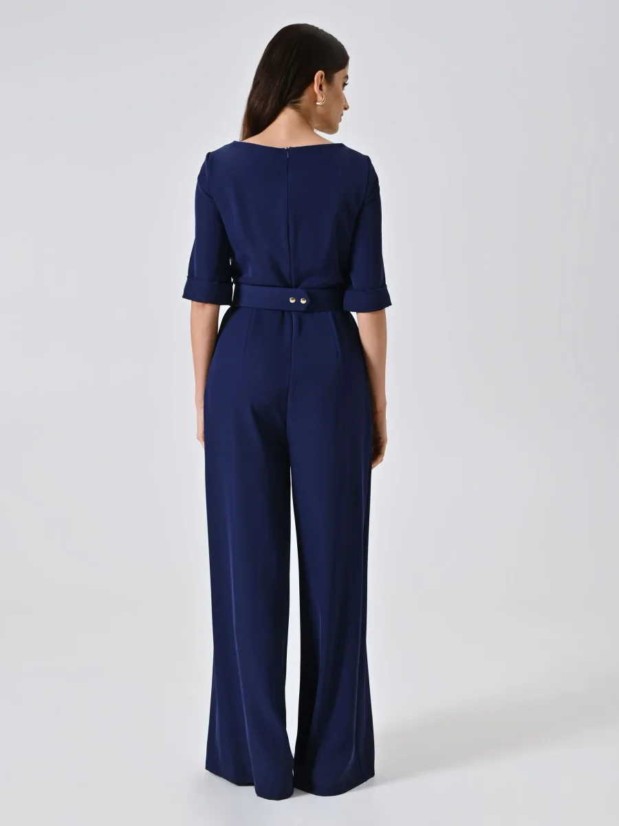 Tuta Blu con Scollo a Cuore in Cadi – Image 5