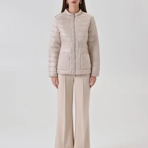 Piumino intarsi Stuoia Beige