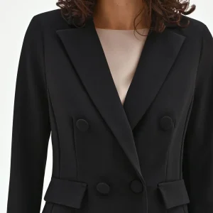 Giacca doppiopetto nera