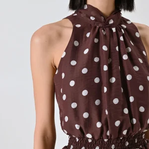 Abito in Mussola a Pois