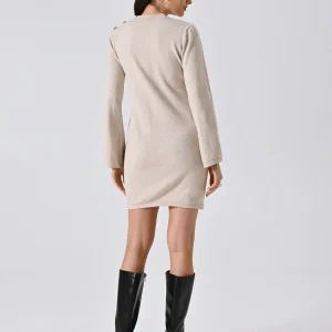 Abito in Maglia Beige