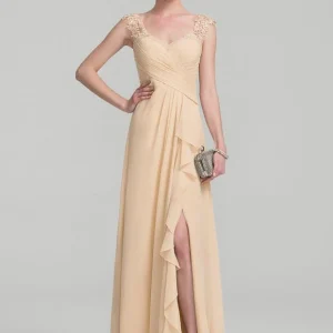 Robe De Cérémonie Longue Champagne