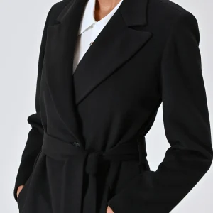 Cappotto Lungo Vestaglia Nero