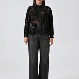 Camicia Curvy Devoré