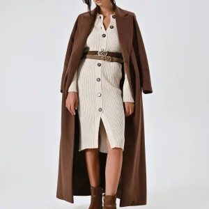 Abito Cardigan Panna in Maglia