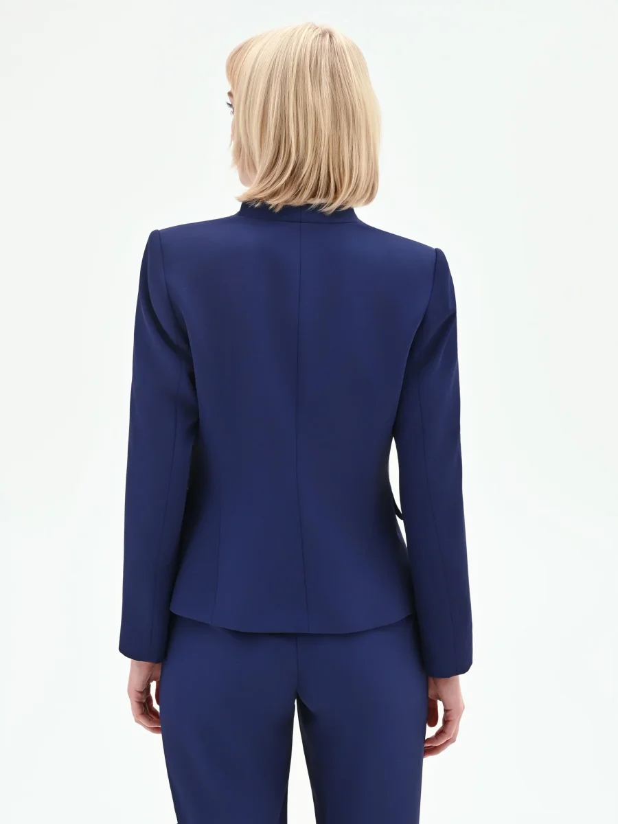 Giacca studio strutturata blu indaco – Image 4