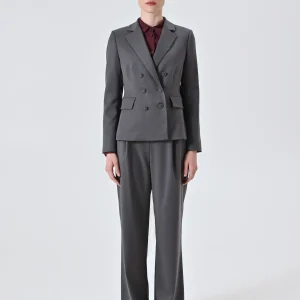 Giacca Doppiopetto Grigia