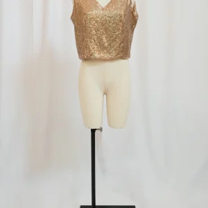 Top sequin doré T42 n°820 - Vente Prototype