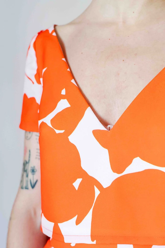 Top L'Intrépide Poudre/Orangé – Image 5