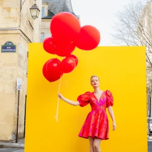 L'Enivrante Jacquard Rose & Violet - Modèle en stock