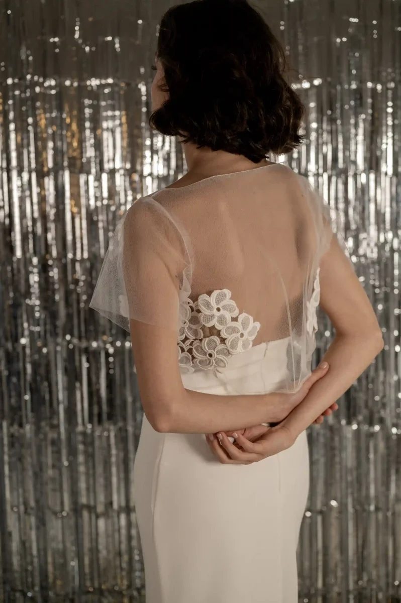 Top Tulle Brodé - La Charismatique – Image 3