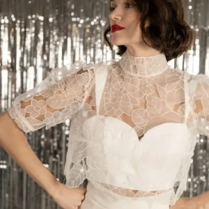 Top Organza Brodé - L'Étonnante