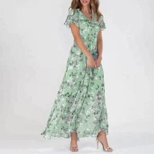 Sandrine - Robe Maxi d'Été Chic