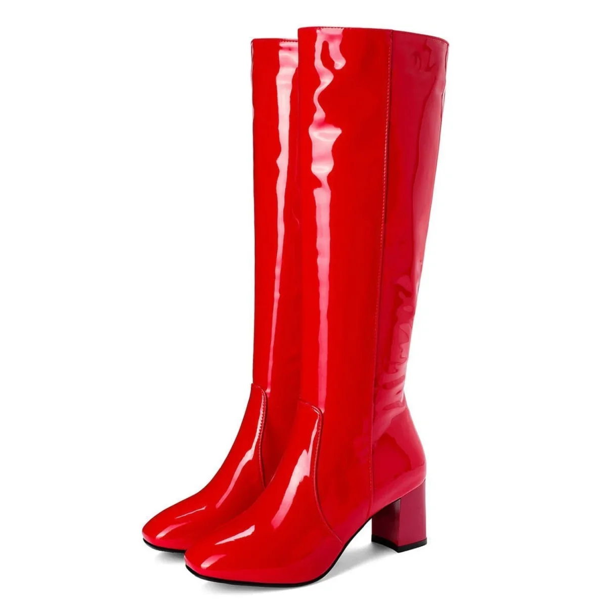 Clémentine - Bottes Cuir Verni Élégantes Femme – Image 5