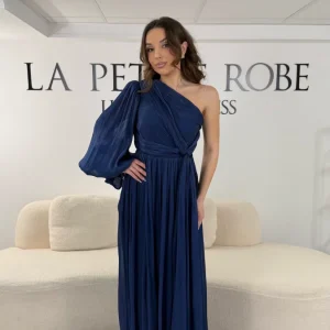 Robe de soirée bleu marine - Paola