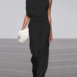 Vérène - Combinaison Ample Sans Manches Avec Col Rond