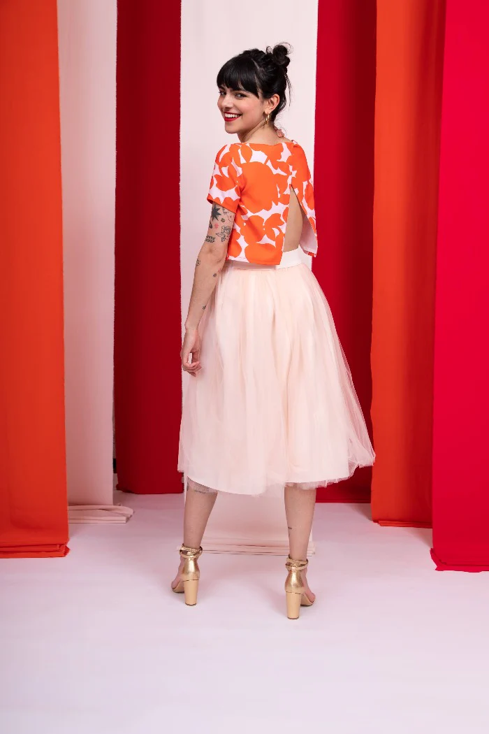 Top L'Intrépide Poudre/Orangé