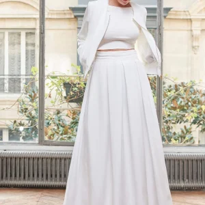 Le Blouson Soie Ivoire