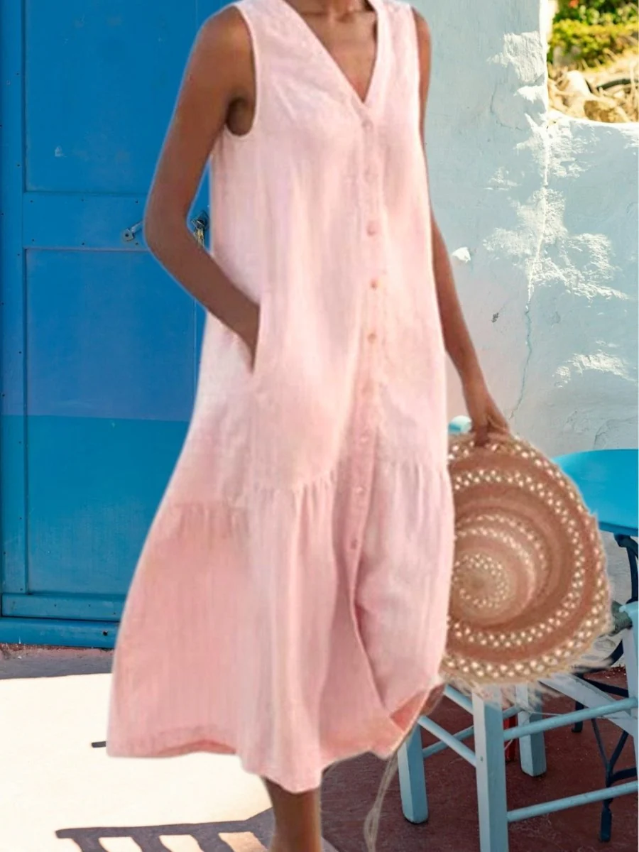 Camille - Robe Maxi Légère Confortable – Image 5