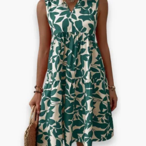 Robe chic courte évasée pour femme | Souple et stable