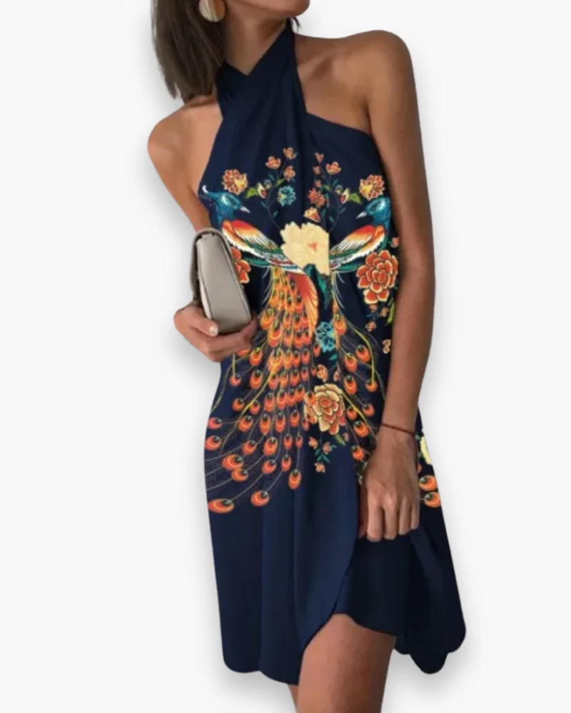 Robe estivale courte dos nu pour femme | Élégante et légère – Image 2