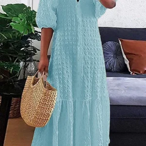 Valérie - Robe Maxi Confortable D'Été