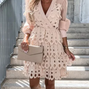 Louise - Robe Dentelle D'Été Élégante