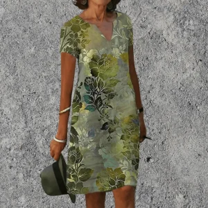 Stéphanie - Robe Midi Fluide D'Été