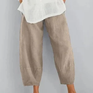 Claudine - Pantalon léger en lin femme