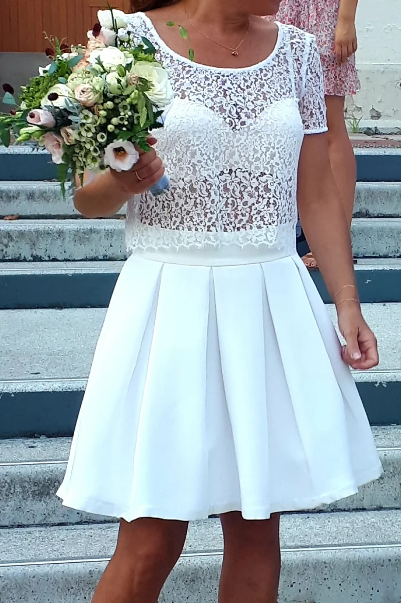 Seconde Main - Ensemble Jupe Turbulente et Top Ancienne Polyvalente C31 - L'Amusée