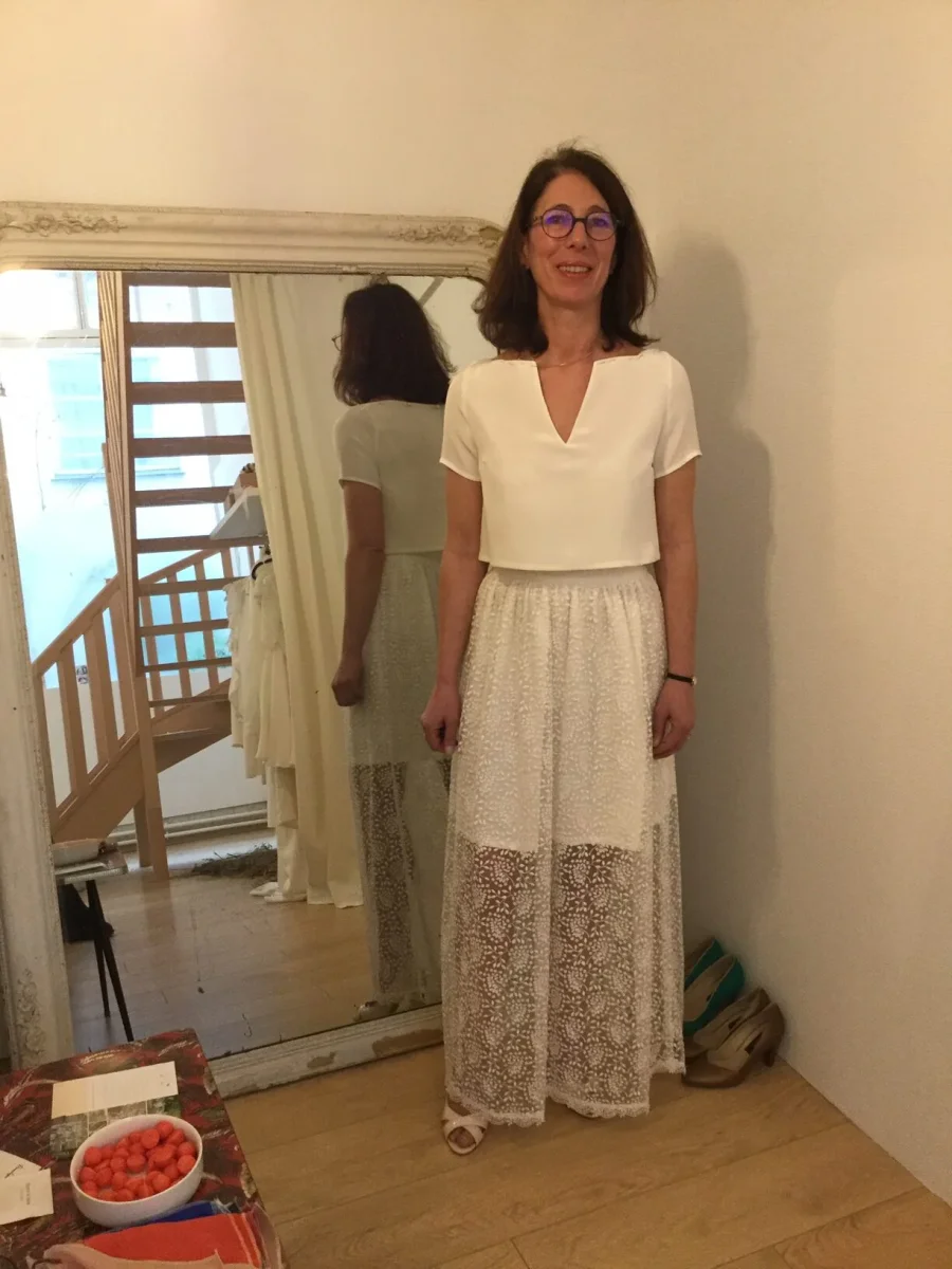 Seconde Main - Ensemble Top l'Intrépide et jupe La Malicieuse - L'Amusée