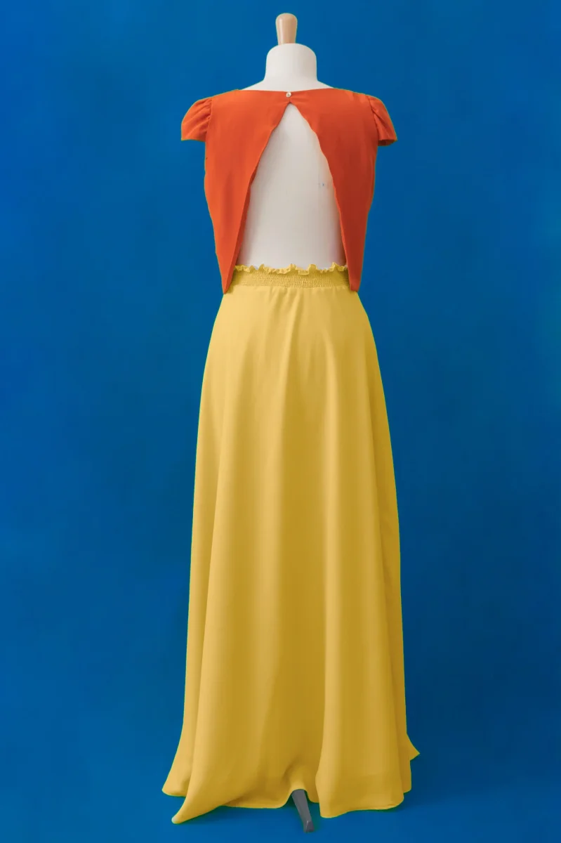 Seconde Main - Jupe Indispensable longue jaune 21 - L'Amusée – Image 3