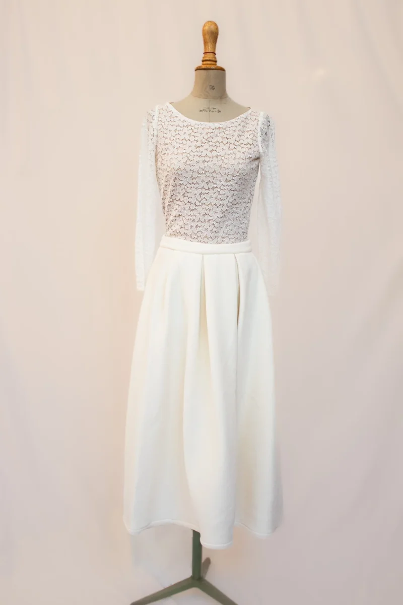 Seconde Main - Jupe Intemporelle Laine - L'Amusée