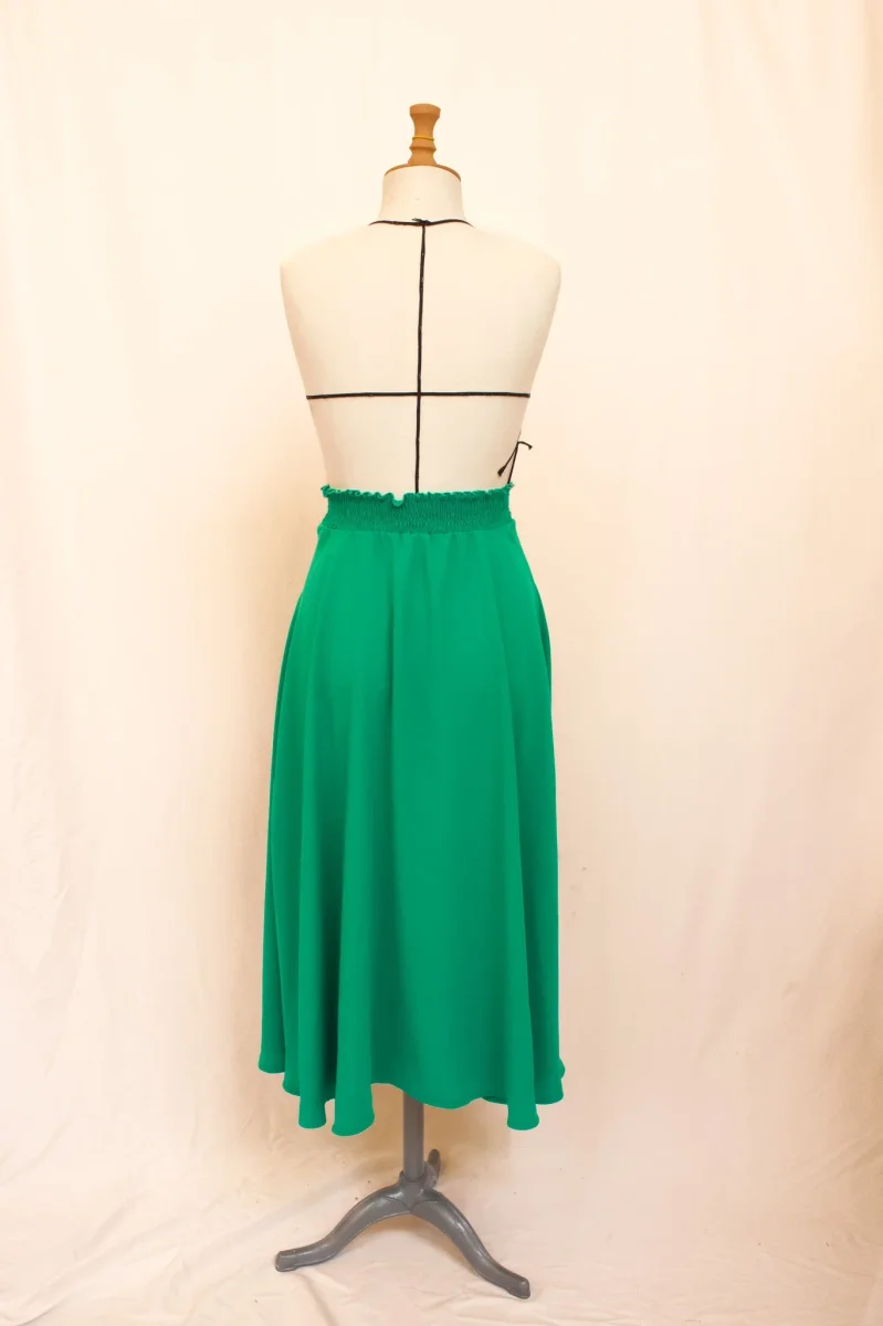 Seconde Main - Jupe l'Indispensable midi verte 50 - L'Amusée – Image 5