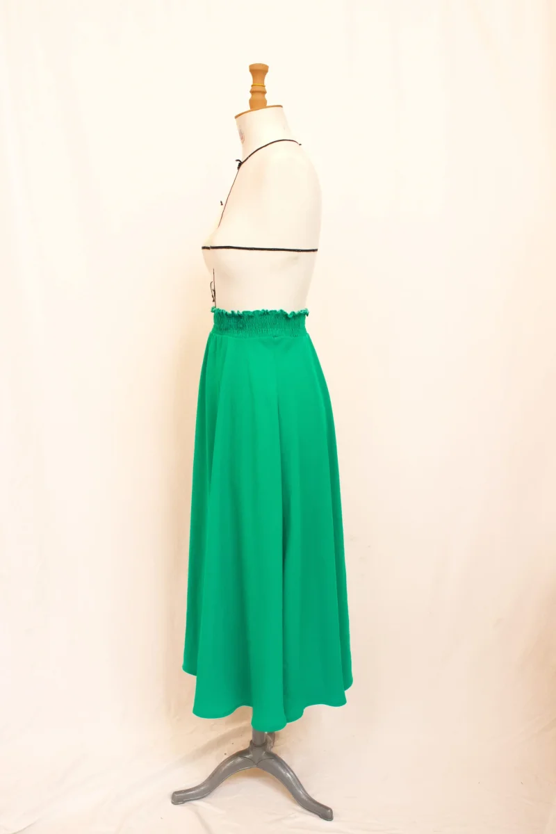 Seconde Main - Jupe l'Indispensable midi verte 50 - L'Amusée – Image 6