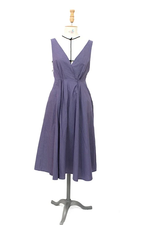 Seconde Main - La robe à carreaux et doublure colorée 60 - L'Amusée