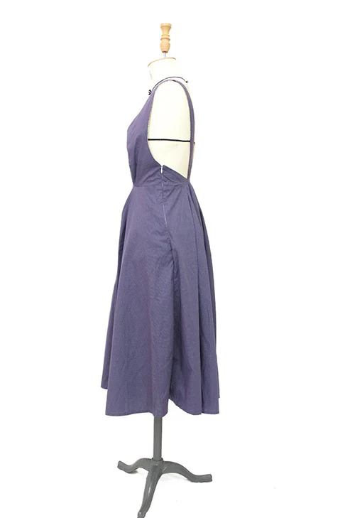 Seconde Main - La robe à carreaux et doublure colorée 60 - L'Amusée – Image 6