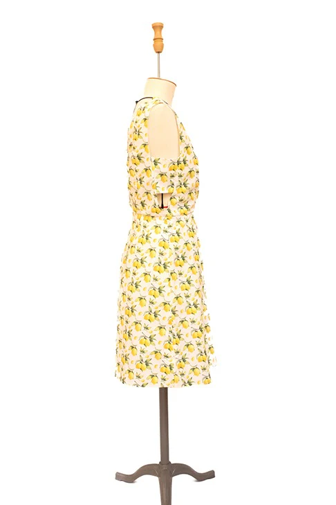 Seconde Main - La robe imprimée citrons 72 - L'Amusée – Image 4